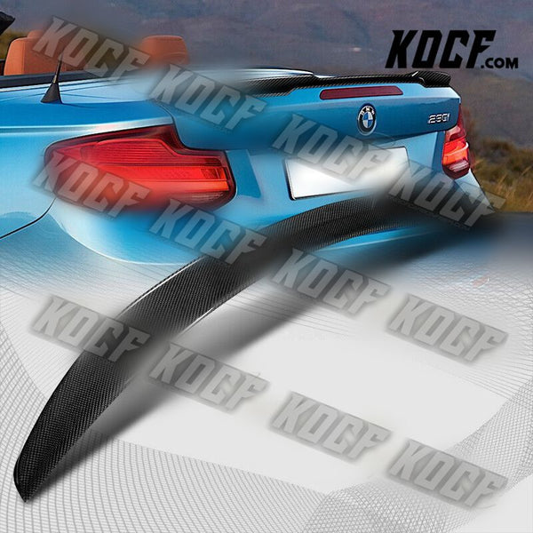 For 2015-2021 BMW 2-Series F23 Convertible V-Style Carbon Fiber Trunk Spoiler - KOCF.com - Car Parts