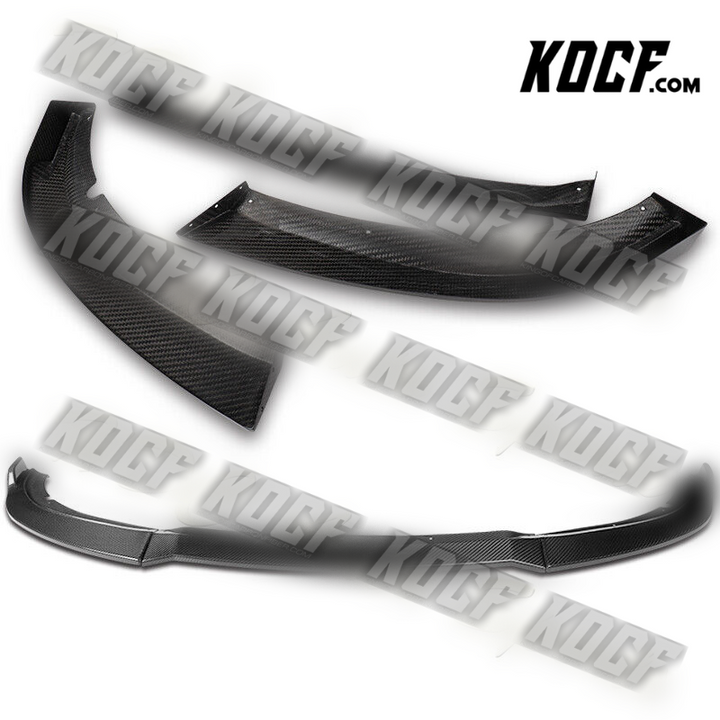 For 2015-2022 Dodge Charger SXT Carbon Fiber Front Bumper Splitter Spoiler Lip - KOCF.com - Car Parts