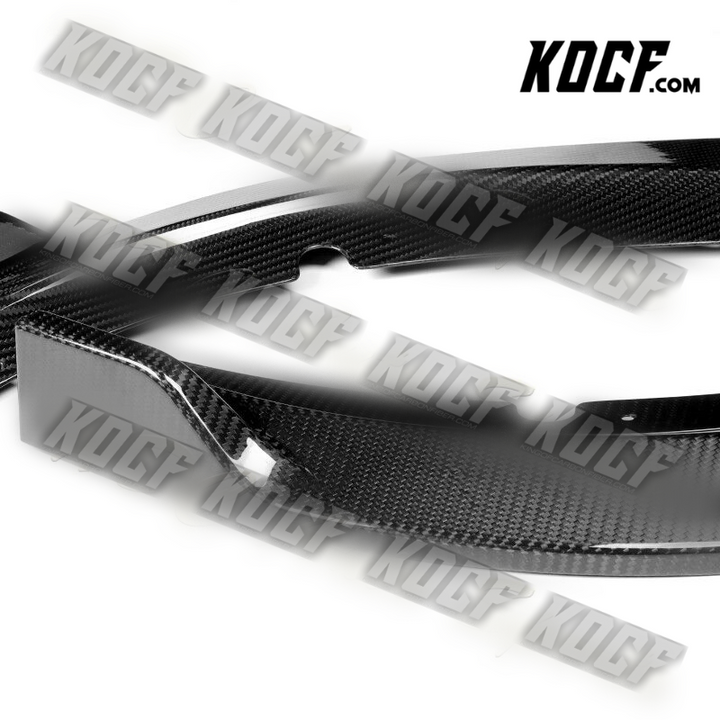 For 2015-2022 Dodge Charger SXT Carbon Fiber Front Bumper Splitter Spoiler Lip - KOCF.com - Car Parts