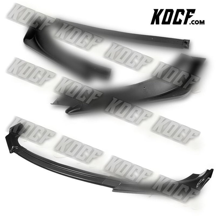 For 2013-2016 Hyundai Genesis Coupe Carbon Look KS-Style Front Bumper Body Lip - KOCF.com - Car Parts