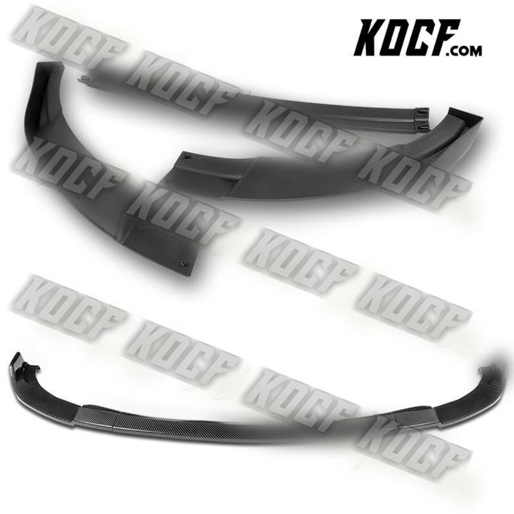 For 12-17 Hyundai Veloster Base Carbon Look Front Bumper Splitter Spoiler Lip - KOCF.com - Car Parts