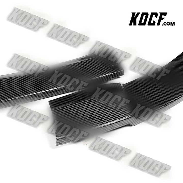 For 12-17 Hyundai Veloster Base Carbon Look Front Bumper Splitter Spoiler Lip - KOCF.com - Car Parts