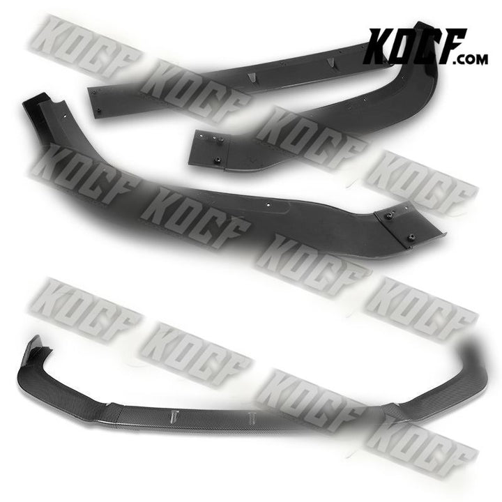 For 2013-2015 Nissan Altima Sedan Carbon Look Front Bumper Body Kit Spoiler Lip - KOCF.com - Car Parts