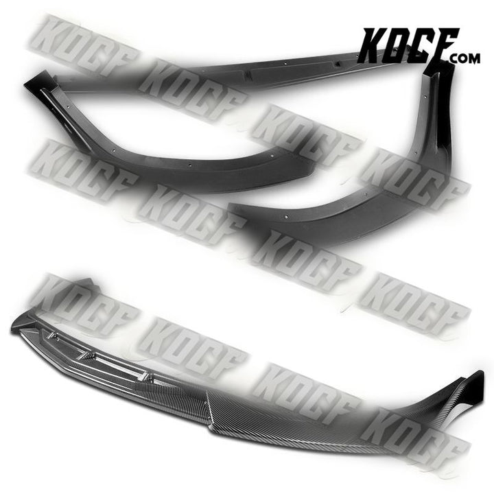 For 2020-2022 Hyundai Sonata CK-Style JDM Carbon Look Front Bumper Body Kit Lip - KOCF.com - Car Parts