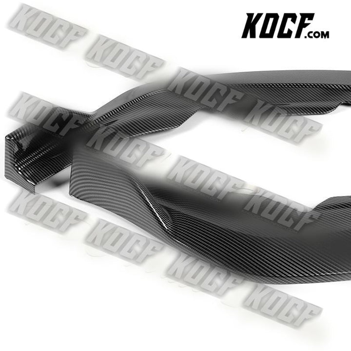 For 2021-2022 Toyota Sienna LE XLE MP-Style Carbon Look Front Bumper Spoiler Lip - KOCF.com - Car Parts