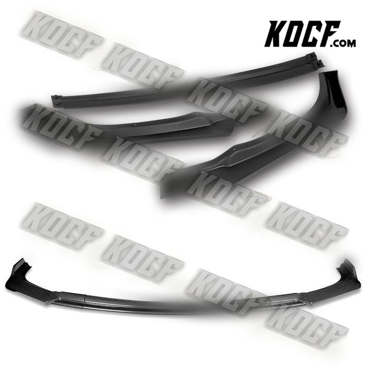 For 11-15 Toyota Sienna MP-Style Carbon Look Front Bumper Spoiler Splitter Lip - KOCF.com - Car Parts