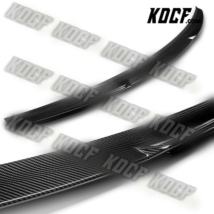 For 2014-2018 Mazda 3 Sedan V-Style Carbon Fiber Duckbill Trunk Lid Spoiler Wing - KOCF.com - Car Parts