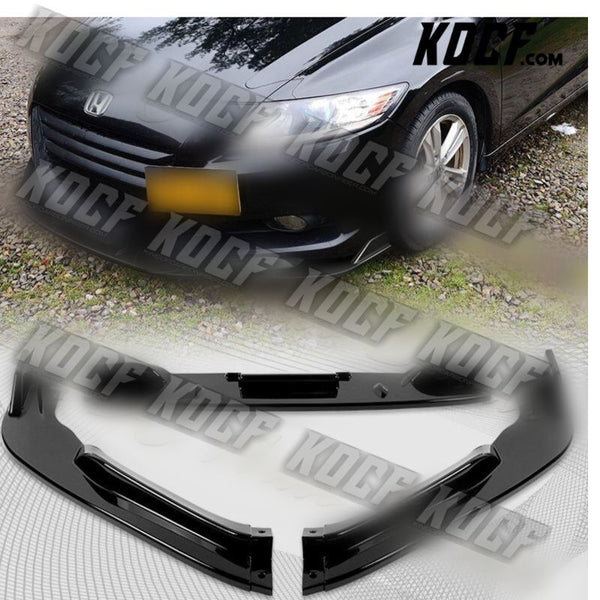 For 2011-2012 Honda CR-Z JP-Style Painted Black Front Bumper Body Spoiler Lip - KOCF.com - Car Parts