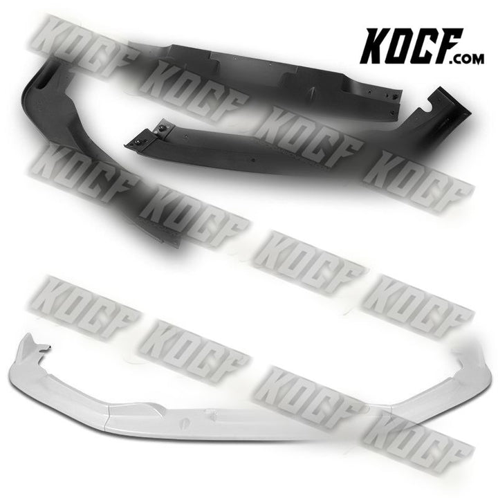 For 2011-2012 Honda CR-Z JP-Style Painted White Front Bumper Body Spoiler Lip - KOCF.com - Car Parts