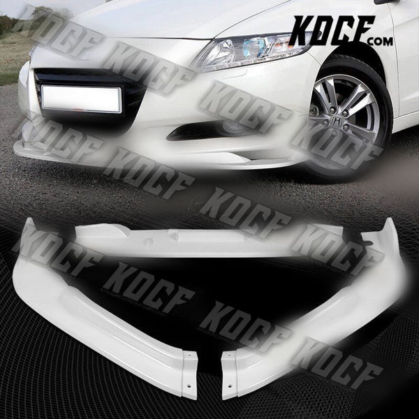 For 2011-2012 Honda CR-Z JP-Style Painted White Front Bumper Body Spoiler Lip - KOCF.com - Car Parts