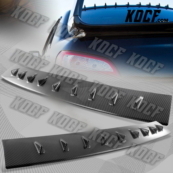 For Subaru Impreza WRX Carbon Fiber Style MR Shark Fin Rear Roof Spoiler Wing - KOCF.com - Car Parts