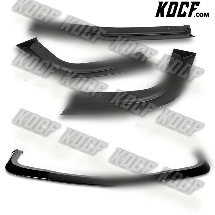 For 15-21 Dodge Challenger SXT Painted Black Front Bumper Splitter Spoiler Lip - KOCF.com - Car Parts