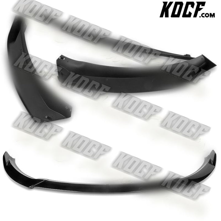 For 2014-2016 Kia Forte EX LX SX Painted Black Front Bumper Splitter Spoiler Lip - KOCF.com - Car Parts