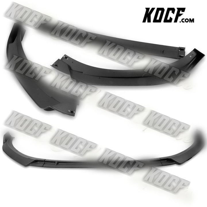 For 2017-2022 Hyundai IONIQ STP-Sty Matt Black Front Bumper Splitter Spoiler Lip - KOCF.com - Car Parts