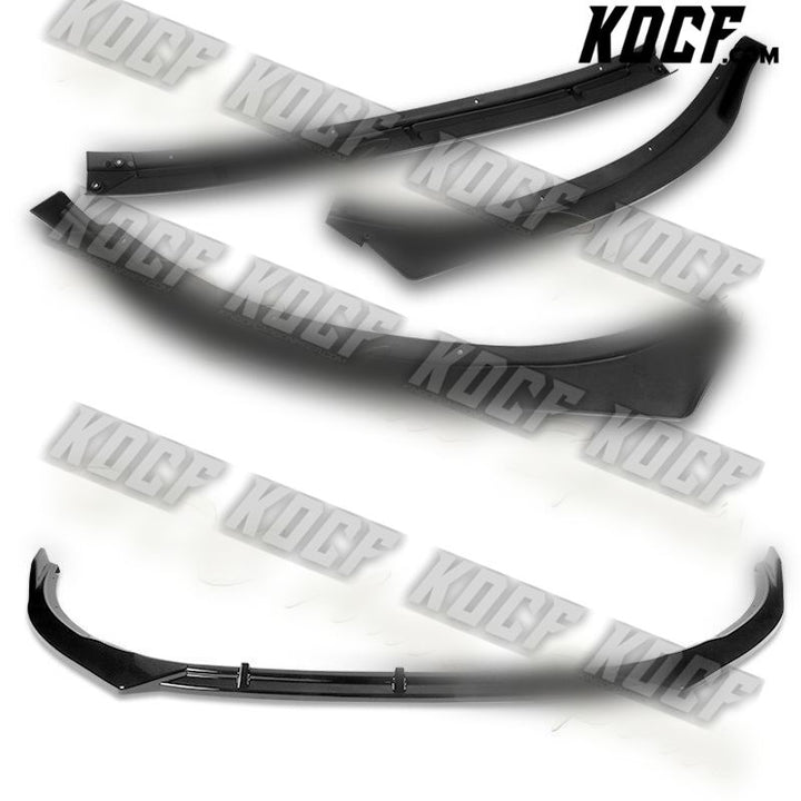 For 11-13 Kia Optima STP-Style Painted Black Front Bumper Splitter Spoiler Lip - KOCF.com - Car Parts