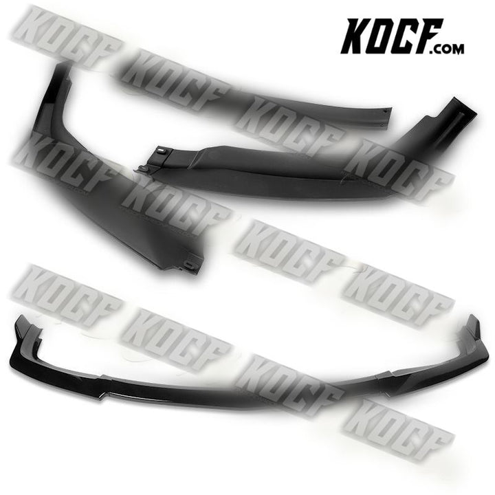 For 2013-2015 Honda Accord Coupe Painted Black Front Bumper Splitter Spoiler Lip - KOCF.com - Car Parts