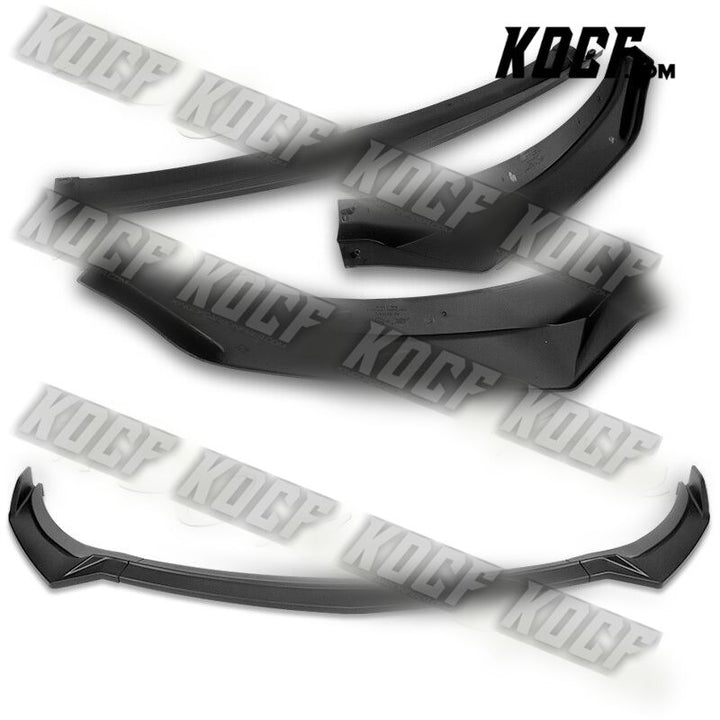 For 2019-2020 Hyundai Elantra Sedan Matt Black Front Bumper Spoiler Splitter Lip - KOCF.com - Car Parts