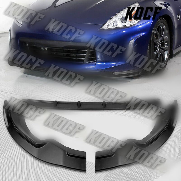 For 2013-2020 Nissan 370Z GT-Style Matt Black Front Bumper Splitter Spoiler Lip - KOCF.com - Car Parts