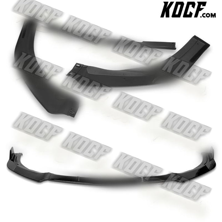 For 10-13 Mazda 3 MS-Style Painted Black Front Bumper Body Splitter Spoiler Lip - KOCF.com - Car Parts