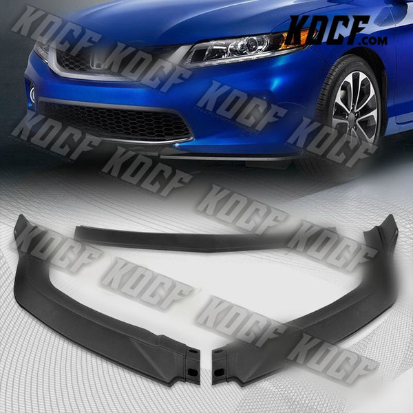 For 2013-2015 Honda Accord Coupe Matt Black Front Bumper Splitter Spoiler Lip - KOCF.com - Car Parts