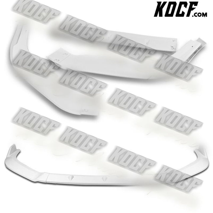 For 2013-2015 Nissan Altima Sedan Painted White Front Bumper Body Spoiler Lip - KOCF.com - Car Parts