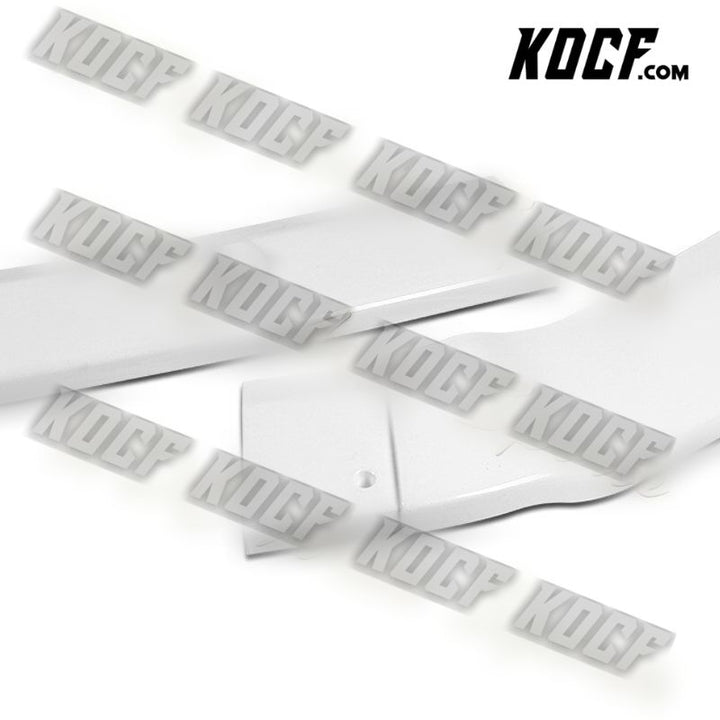 For 2013-2015 Nissan Altima Sedan Painted White Front Bumper Body Spoiler Lip - KOCF.com - Car Parts