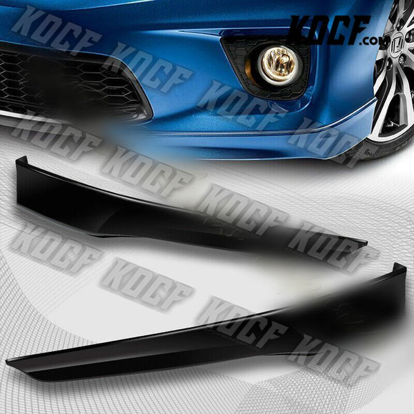 For 13-15 Honda Accord Coupe/2DR HFP-Style Black Front Bumper Spoiler Lip 2pc - KOCF.com - Car Parts