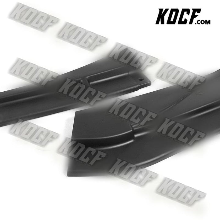 For 2020-2021 Toyota Corolla XSE SE Matt Black Front Bumper Body Kit Spoiler Lip - KOCF.com - Car Parts