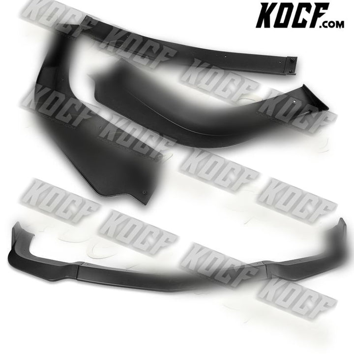 For 11-14 Dodge Charger SRT Matt Black Front Bumper Body Splitter Spoiler Lip - KOCF.com - Car Parts