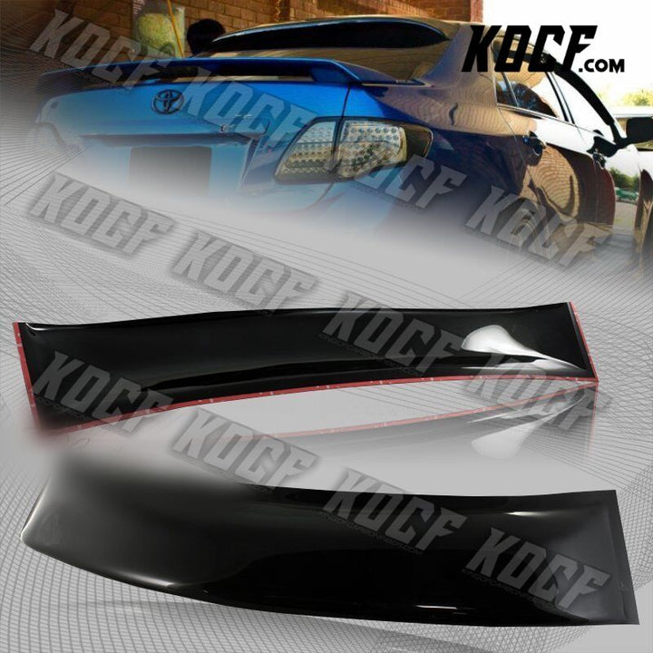 For 2008-2012 Toyota Corolla ABS Plastic Roof Window Deflect Spoiler Visor Lid - KOCF.com - Car Parts