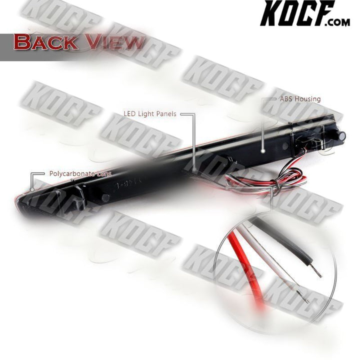 For 2011-2015 Ford Explorer Red Lens LED Rear Bumper Reflector Brake Lights Lamp - KOCF.com - Car Parts