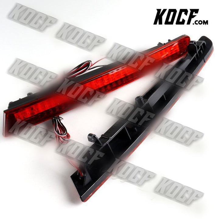 For 2011-2015 Ford Explorer Red Lens LED Rear Bumper Reflector Brake Lights Lamp - KOCF.com - Car Parts