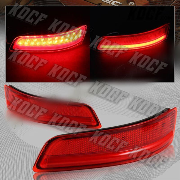 For 2014-2016 Toyota Corolla DRL LED Rear Bumper Turn Signal Stop Brake Lights - KOCF.com - Car Parts