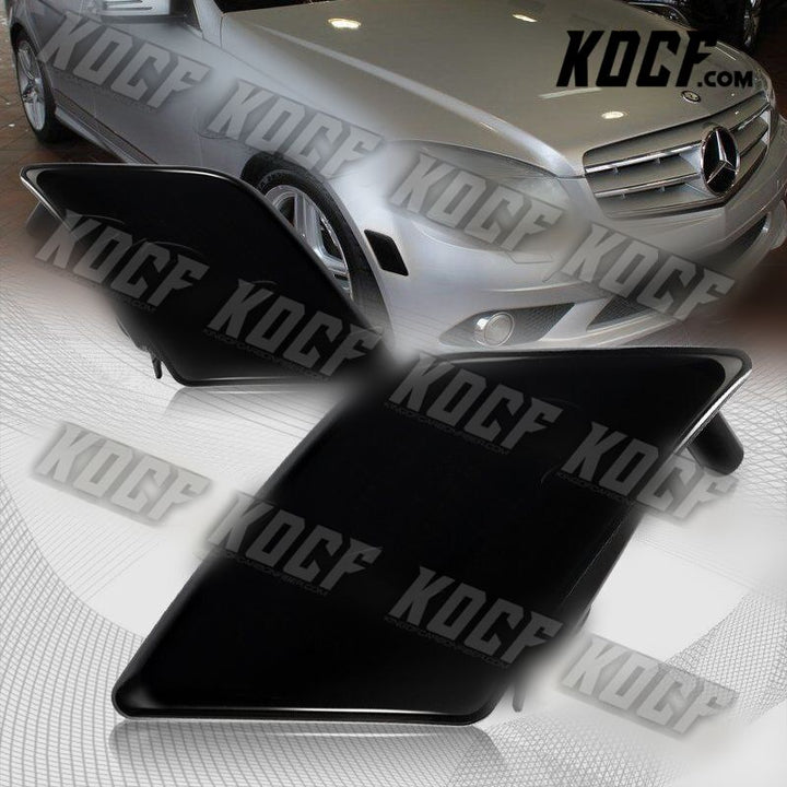 For 08-11 Mercedes W204 C300 C350 C63 Smoked Lens Turn Signal Side Marker Lights - KOCF.com - Car Parts