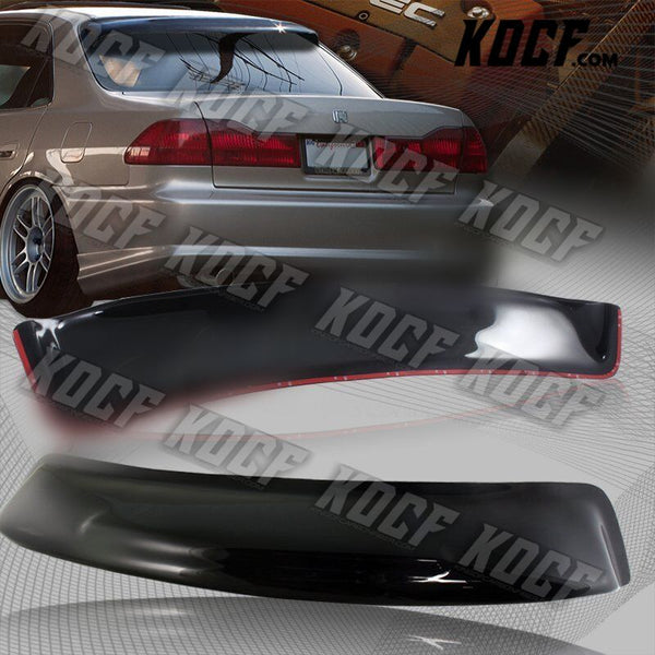 For Honda Accord DX LX EX Sedan ABS Black Rear Roof Spoiler Window Visor Wing - KOCF.com - Car Parts