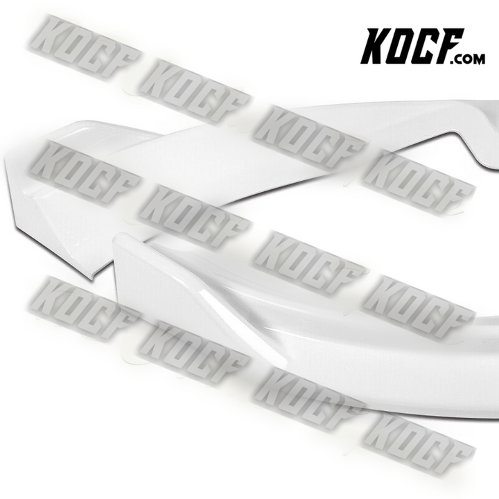 For 2013-2020 Nissan 370Z GT-Style Painted White Front Bumper Body Spoiler Lip - KOCF.com - Car Parts