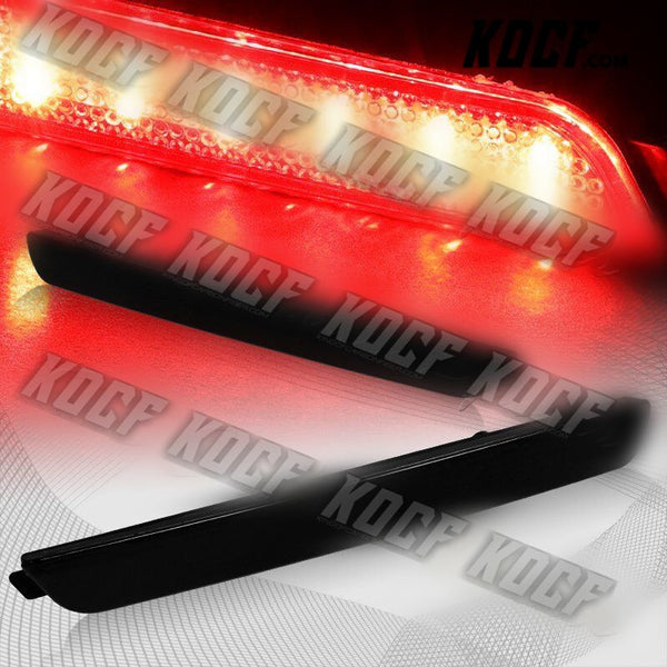 For 04-09 Mazda 3 Mazdaspeed3 Smoke Lens LED Rear Bumper Brake Lights Lamps - KOCF.com - Car Parts