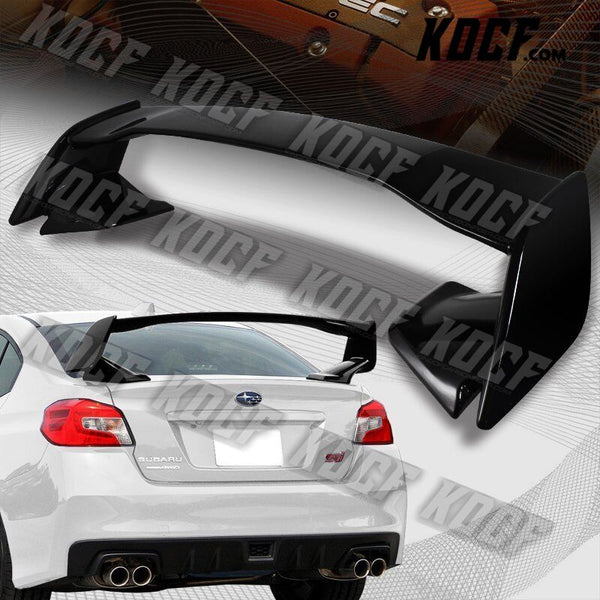 For 15-21 Subaru WRX STI OE-Style Painted Black ABS Rear Trunk Spoiler Wing - KOCF.com - Car Parts