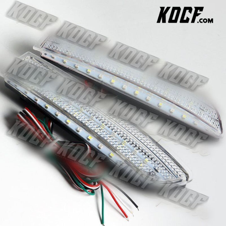 For 2008-2014 Scion XD Clear Lens 39-SMD LED Rear Bumper Stop Brake Light Lamps - KOCF.com - Car Parts