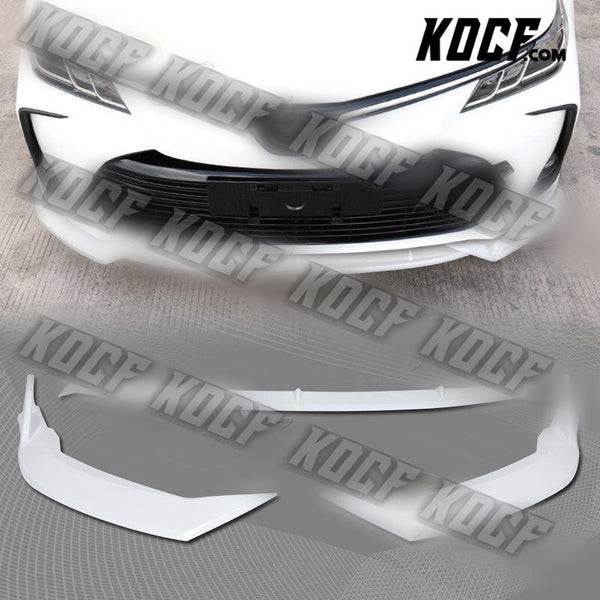 For 20-21 Toyota Corolla LE XLE Painted White Front Bumper Splitter Spoiler Lip - KOCF.com - Car Parts