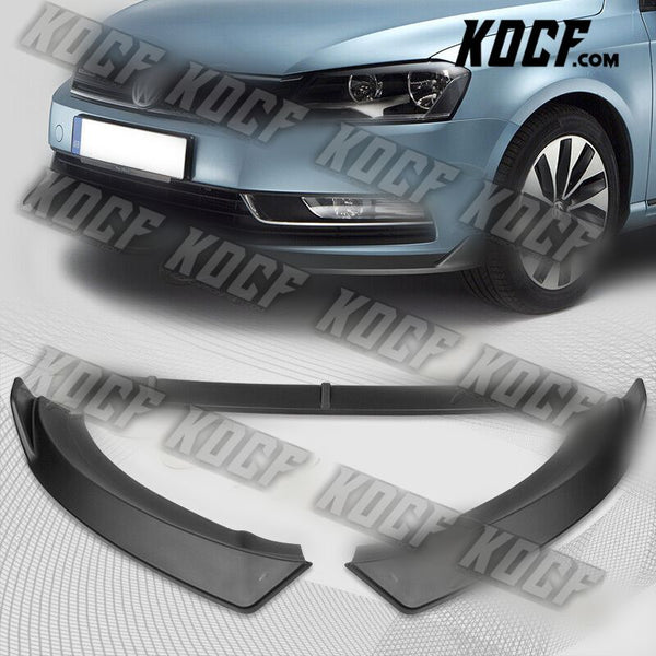 For 2012-2015 Volkswagen VW Passat Sedan Matt Black Front Bumper Spoiler Lip - KOCF.com - Car Parts