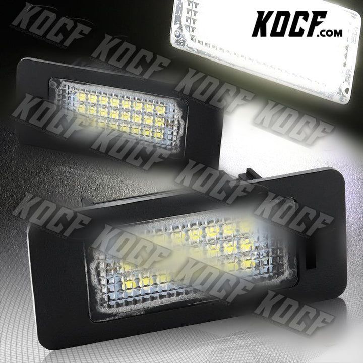 For 2009-2014 Audi A4 S4 A5 S5 TT 6000K License Plate 24-SMD White LED Lights - KOCF.com - Car Parts