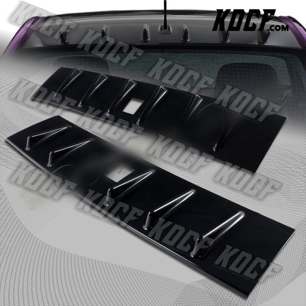 For 2008-2016 Mitsubishi Lancer EVO X Glossy Black Shark Rear Roof Spoiler Wing - KOCF.com - Car Parts