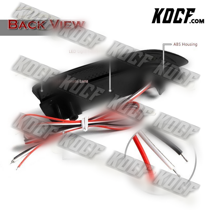 For 2011-2013 Lexus CT200h Toyota Corolla Smoke Len LED Bumper Brake Light Lamps - KOCF.com - Car Parts