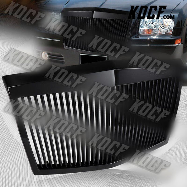 For 2005-2010 Chrysler 300 300C ABS Black Vertical Phantom Style Front Grille - KOCF.com - Car Parts