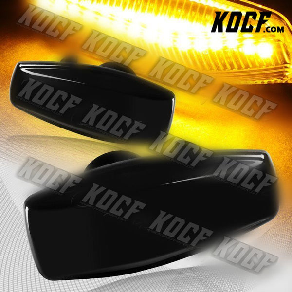 For Hyundai Tucson Tiburon Sonata Smoke Lens Amber LED Signal Side Marker Lights - KOCF.com - Car Parts