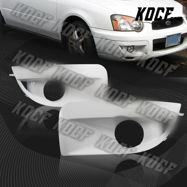 For 2004-2005 Subaru Impreza WRX STi White Fog Light Lamp Bumper Bezel Cover Cap - KOCF.com - Car Parts