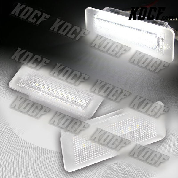 For Smart Fortwo Coupe Convertible 450 451 White 18-SMD LED License Plate Lights - KOCF.com - Car Parts