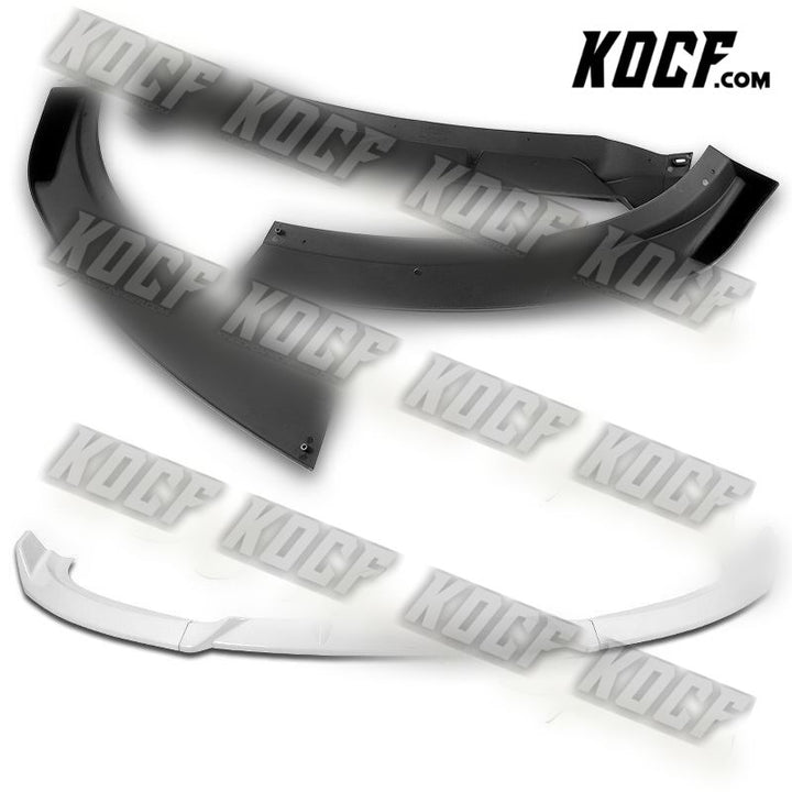 For 2010-2012 Hyundai Genesis Coupe Painted White Front Bumper Body Spoiler Lip - KOCF.com - Car Parts