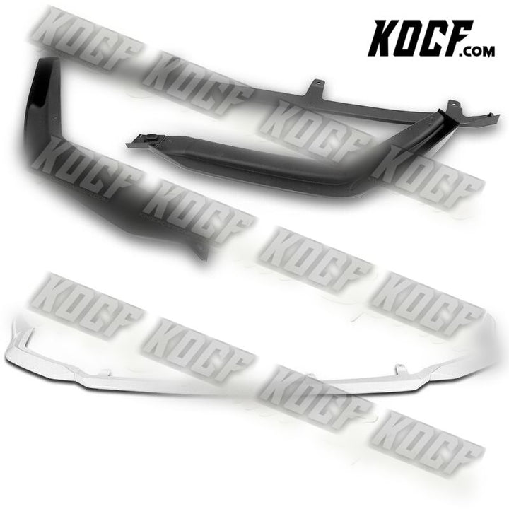 For 2021-2022 Lexus IS350 IS500 F-Sport V-Style Painted White Front Bumper Lip - KOCF.com - Car Parts